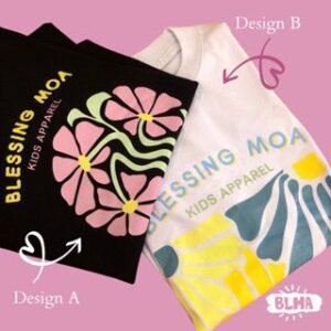 Kaos Anak Unisex| Adem, Nyaman & Stylish Charm Basic T-Shirt – Blessingmoa