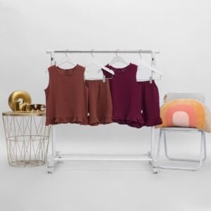 Setelan Anak Perempuan | Nyaman, Adem & Fleksibel Cringkle Set – Blessingmoa