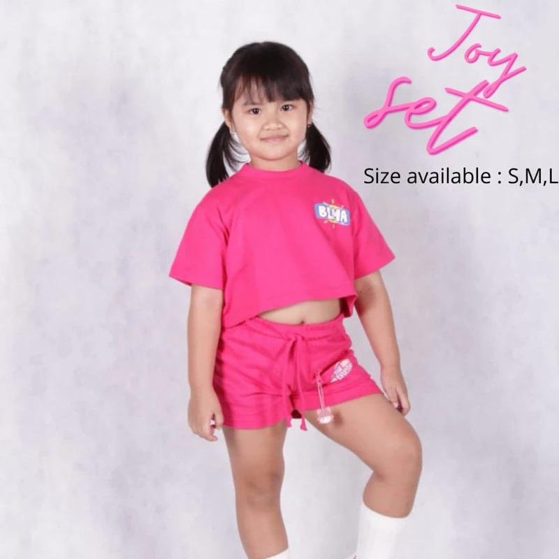 Joy Set T-Shirt Setelan Anak Perempuan - Gambar 4