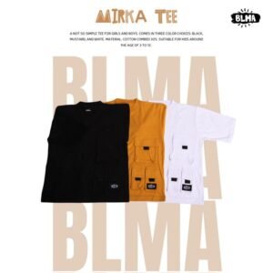 Kaos Anak Unisex| Adem, Nyaman & Stylish Mirka Tee – Blessingmoa